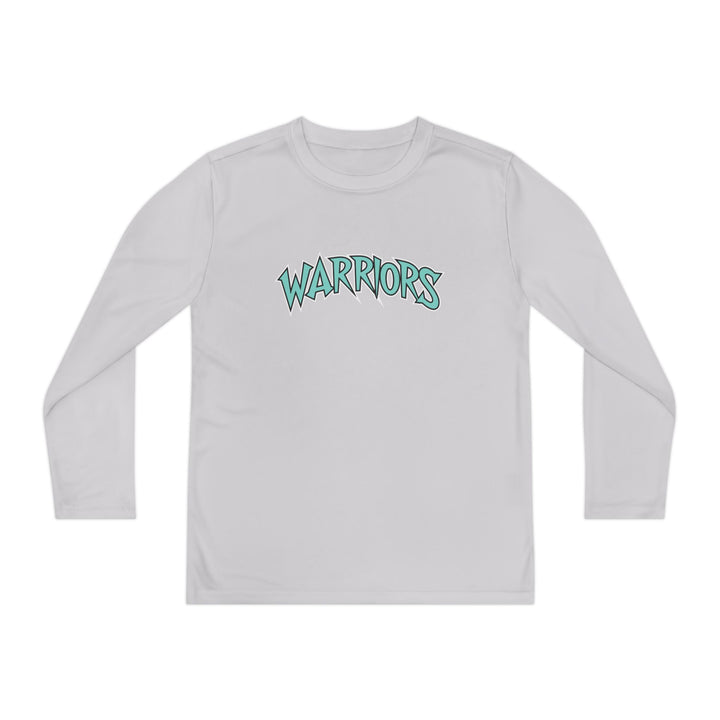 Warriors Unisex Youth Long Sleeve Moisture Wicking Shirt