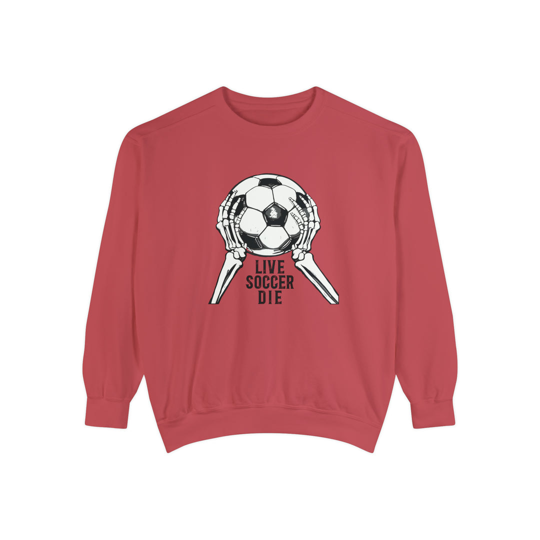 Live Soccer Die Unisex Adult Premium Crewneck Sweatshirt