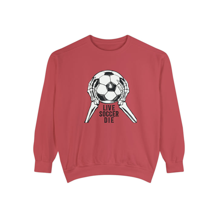 Live Soccer Die Unisex Adult Premium Crewneck Sweatshirt