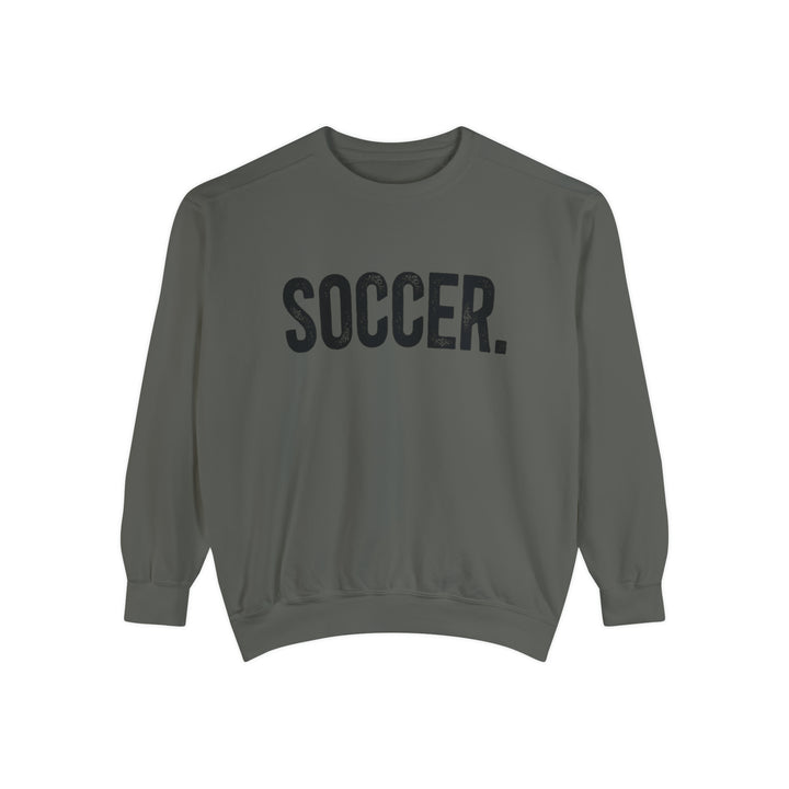 Rustic Design Soccer Unisex Adult Premium Crewneck Sweatshirt