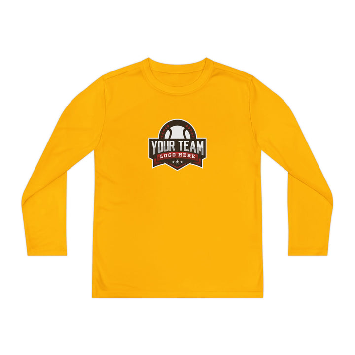 Unisex Youth Long Sleeve Moisture Wicking Shirt