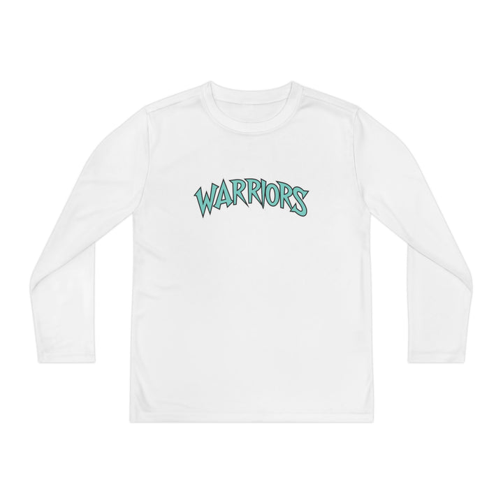 Warriors Unisex Youth Long Sleeve Moisture Wicking Shirt