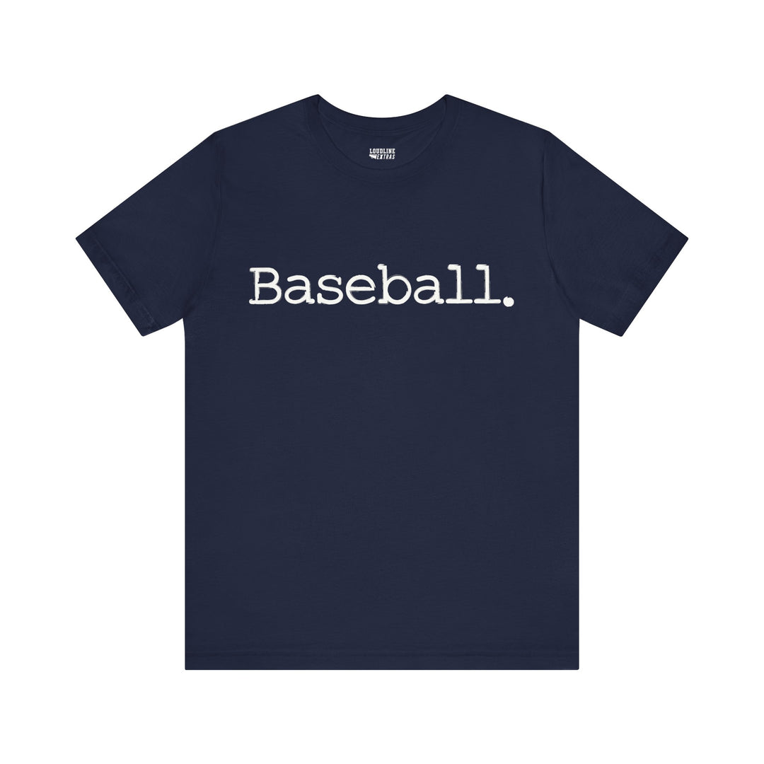 Typewriter Design Baseball Unisex Adult T-Shirt