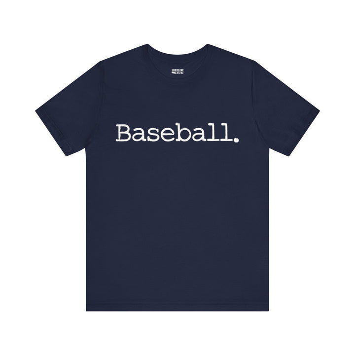 Typewriter Design Baseball Unisex Adult T-Shirt