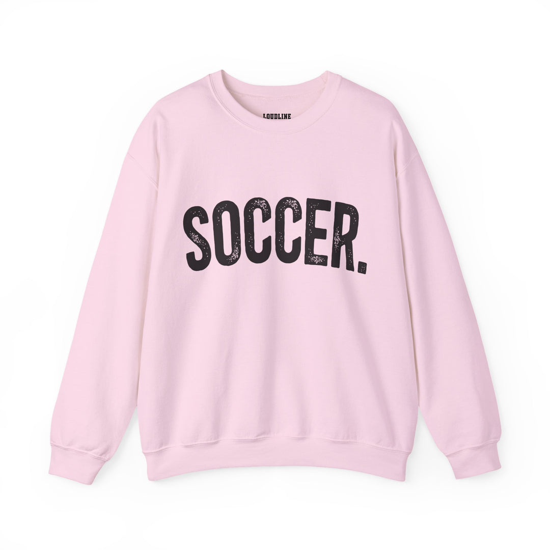 Rustic Design Soccer Unisex Adult Crewneck Sweatshirt