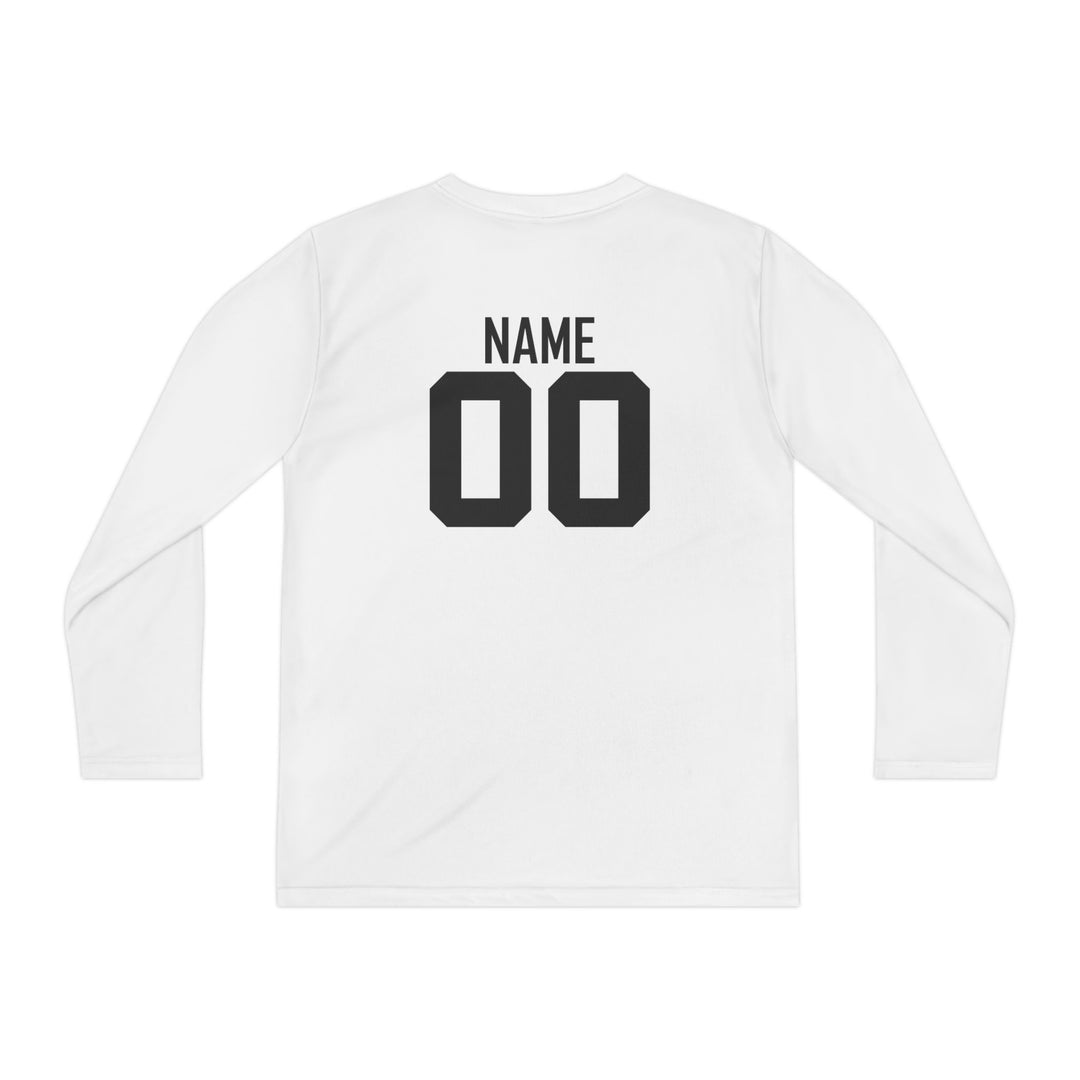 Canton Lions Football &amp; Cheer Unisex Youth Long Sleeve Moisture Wicking Shirt