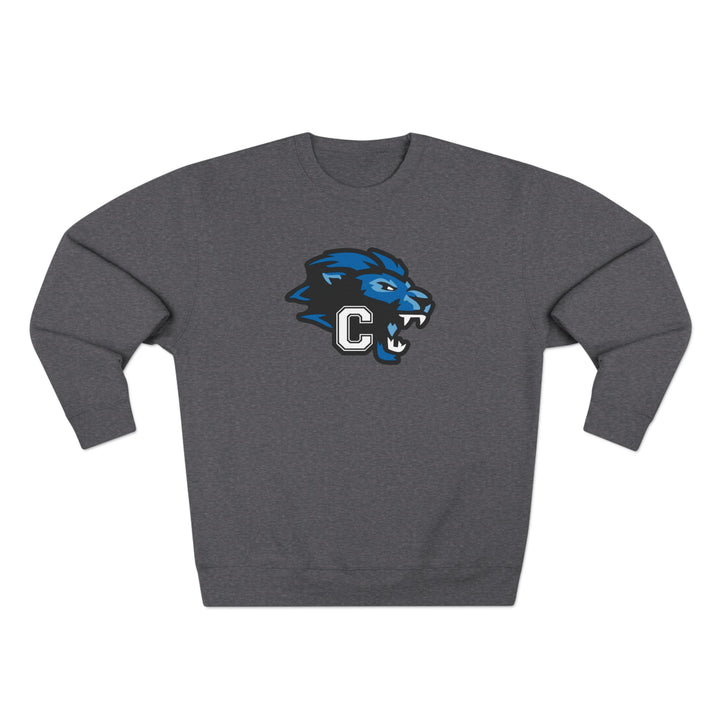 Canton Lions Youth Football &amp; Cheer Unisex Adult Premium Crewneck Sweatshirt