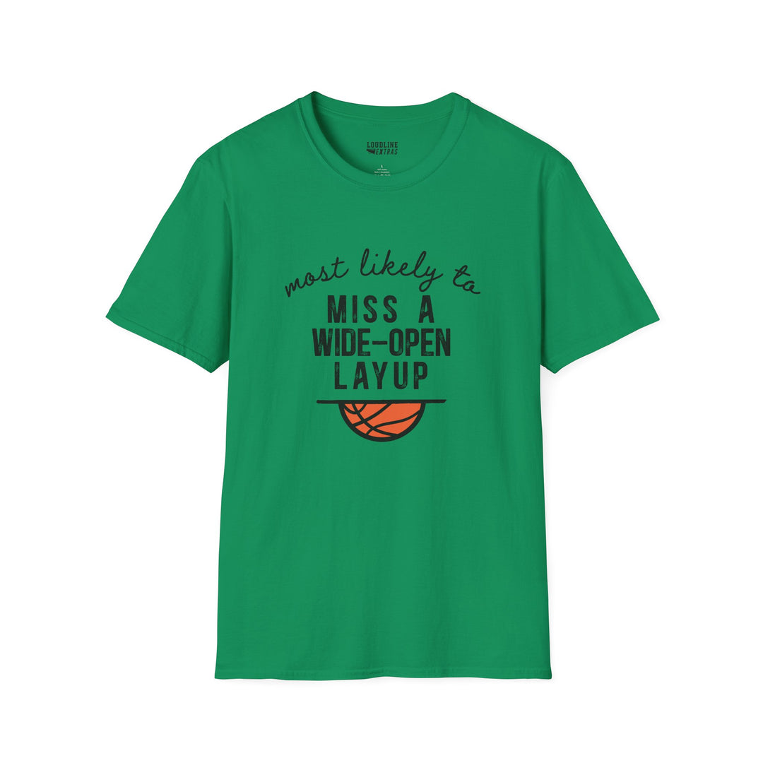 Most Likely To Basketball Unisex Adult T-Shirt