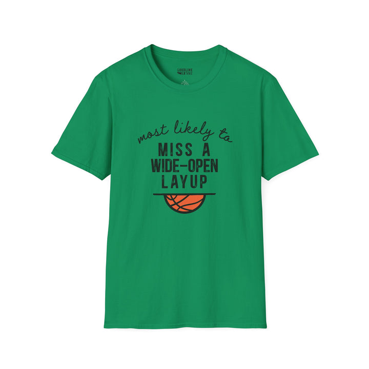 Most Likely To Basketball Unisex Adult T-Shirt