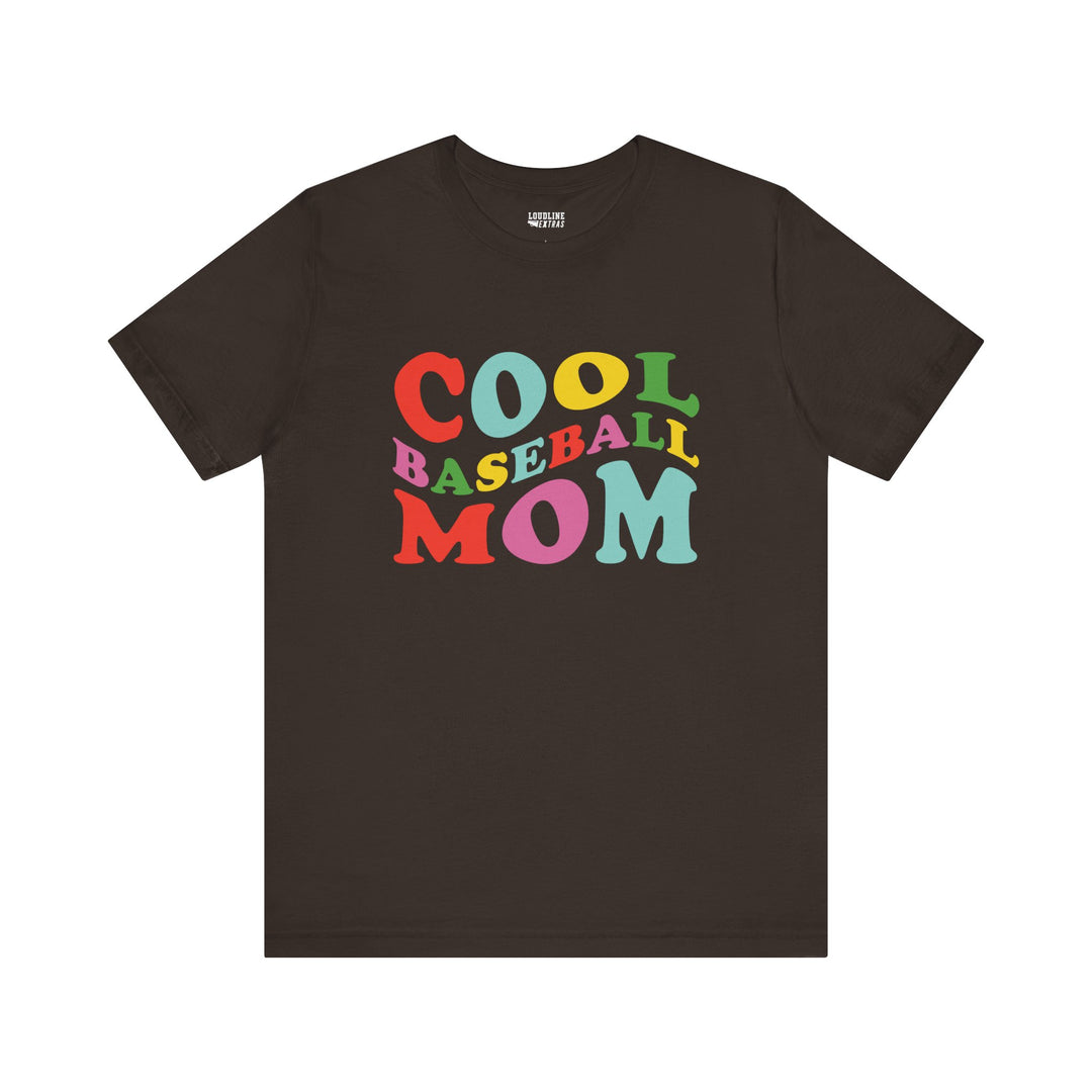 Cool Baseball Mom Unisex Adult T-Shirt