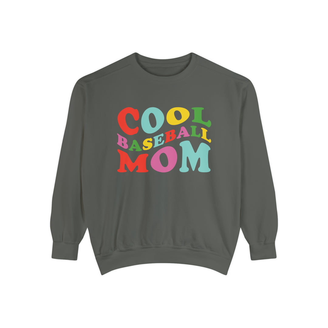 Cool Baseball Mom Unisex Adult Premium Crewneck Sweatshirt