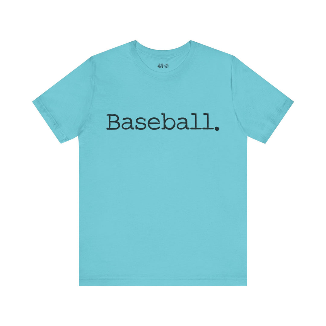 Typewriter Design Baseball Unisex Adult T-Shirt