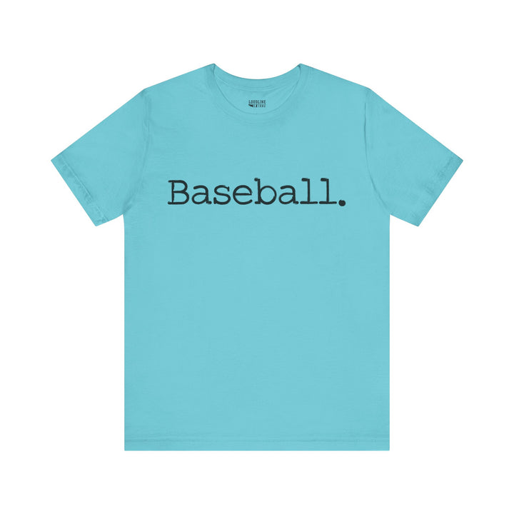 Typewriter Design Baseball Unisex Adult T-Shirt
