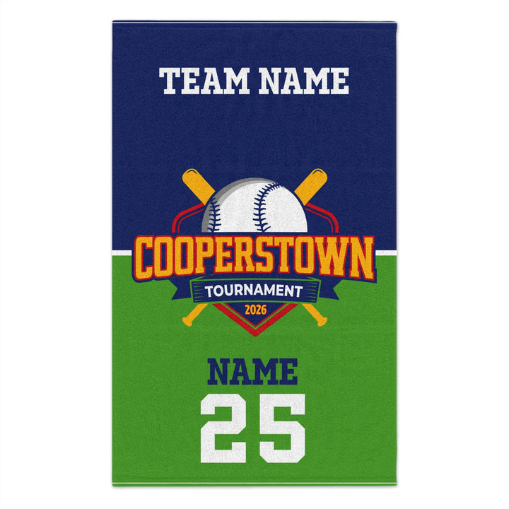 Cooperstown Custom Baseball Trading Pin Rally Towel