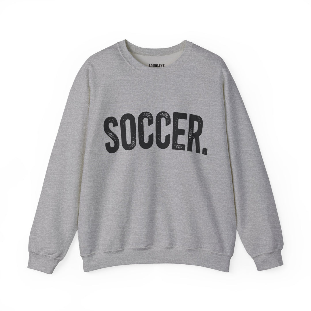Rustic Design Soccer Unisex Adult Crewneck Sweatshirt