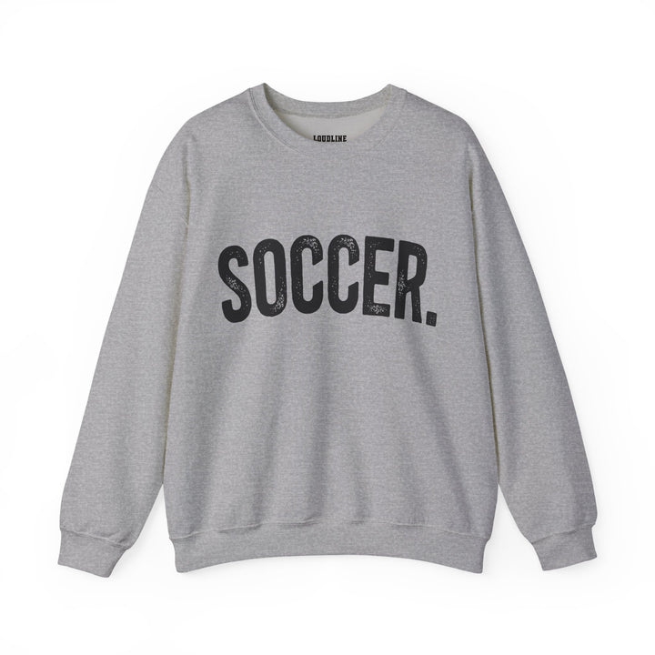 Rustic Design Soccer Unisex Adult Crewneck Sweatshirt