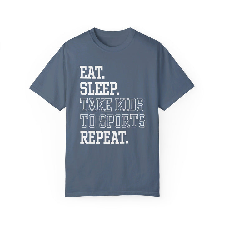 Eat Sleep Take Kids To Sports Repeat Unisex Adult Premium T-Shirt