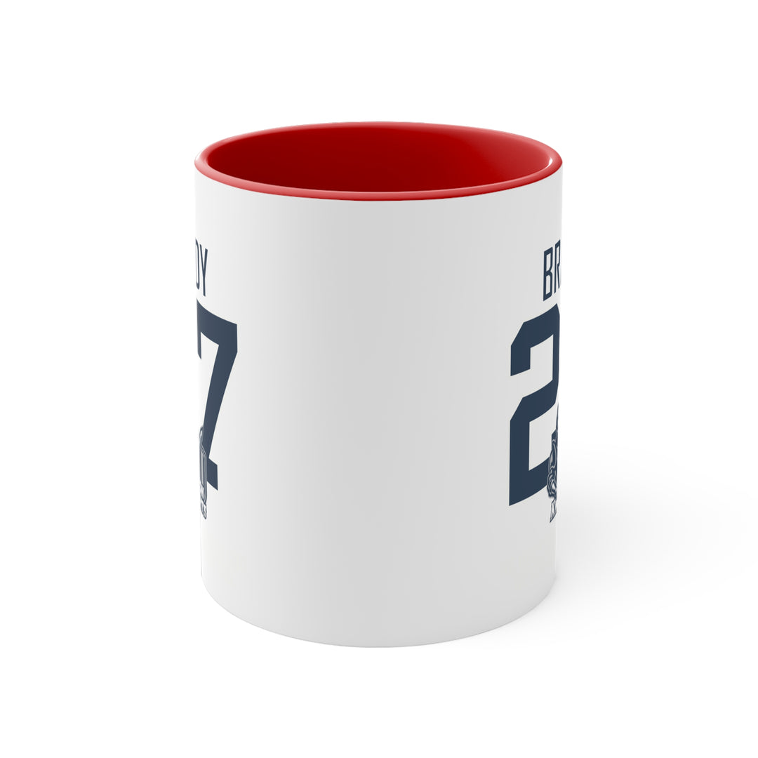 Iron Knights 11 oz Accent Mug - Last Name &amp; Knight Design
