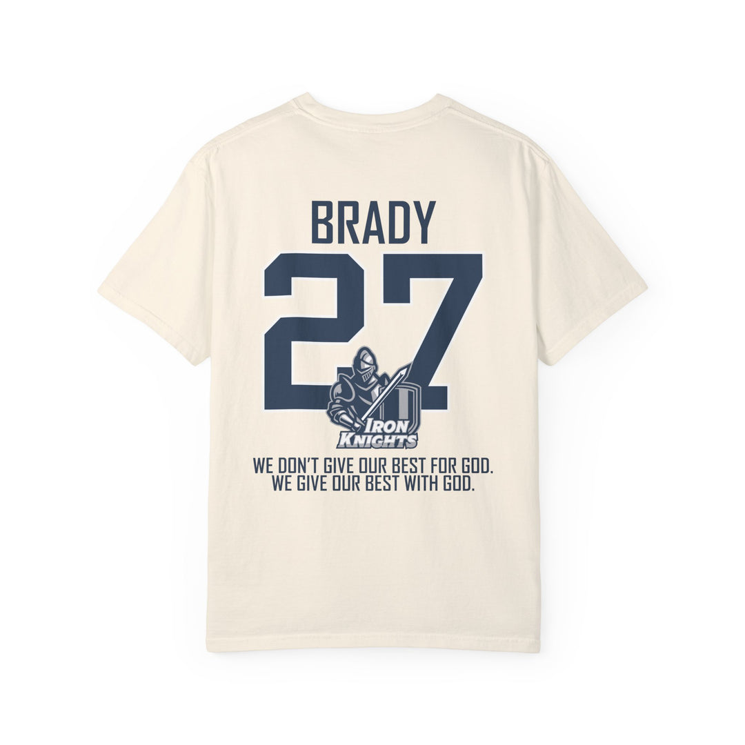 Iron Knights Premium Adult Unisex T-Shirt w/Knight Logo, Name &amp; Number on back