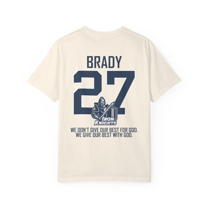 Iron Knights Premium Adult Unisex T-Shirt w/Knight Logo, Name &amp; Number on back
