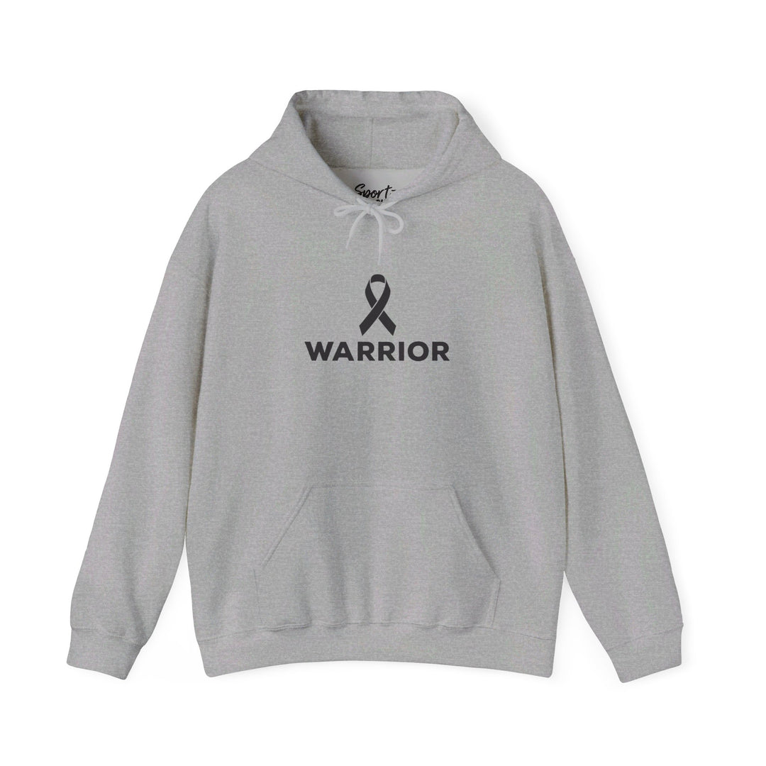 Cancer Ribbon Warrior Adult Unisex Hooded Sweatshirt