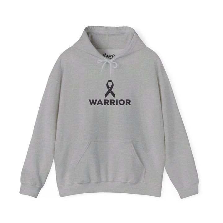 Cancer Ribbon Warrior Adult Unisex Hooded Sweatshirt