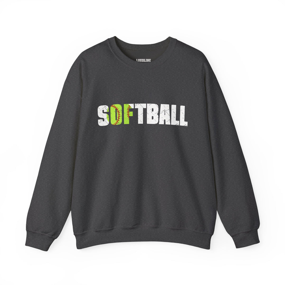 Softball Unisex Adult Crewneck Sweatshirt