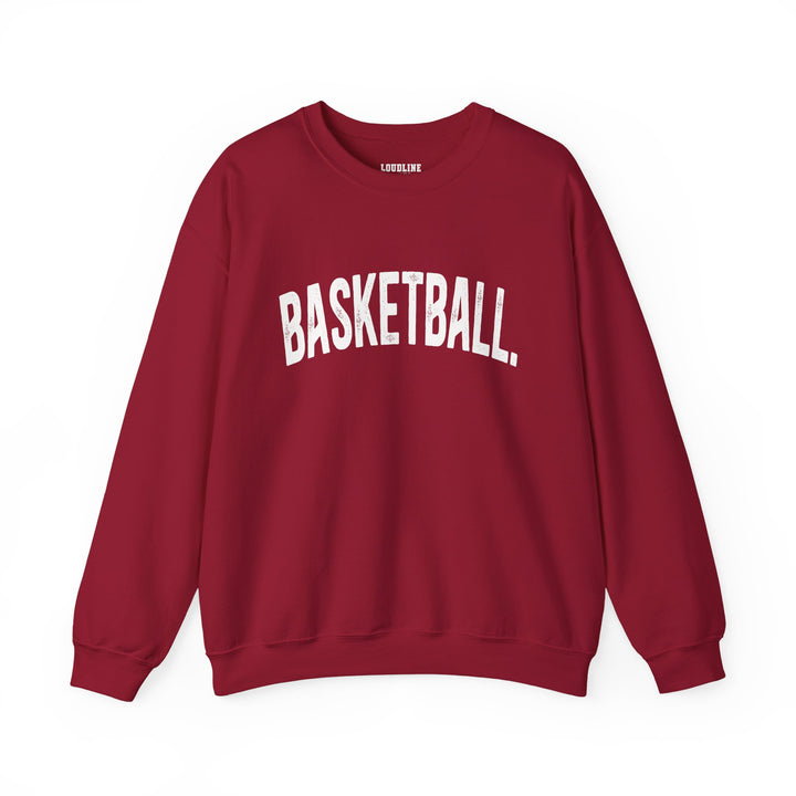 Rustic Design Basketball Unisex Adult Crewneck Sweatshirt