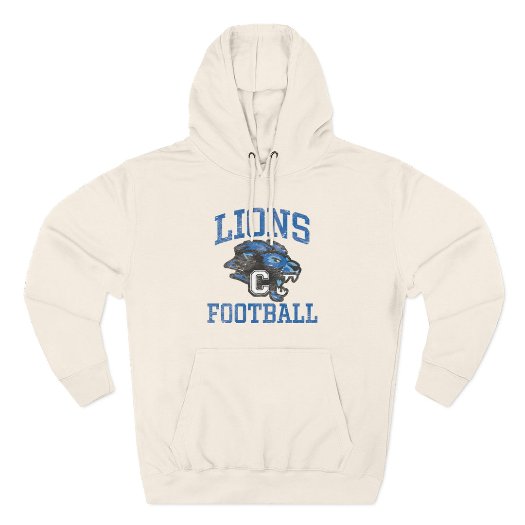 Canton Lions Football &amp; Cheer Unisex Adult Premium Hoodie Sweatshirt - Lions Football Design