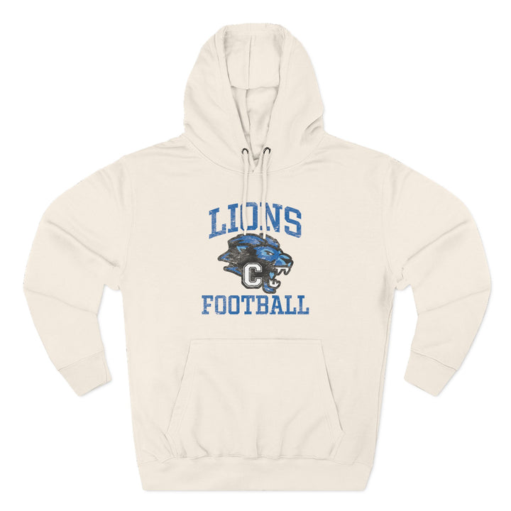 Canton Lions Football &amp; Cheer Unisex Adult Premium Hoodie Sweatshirt - Lions Football Design