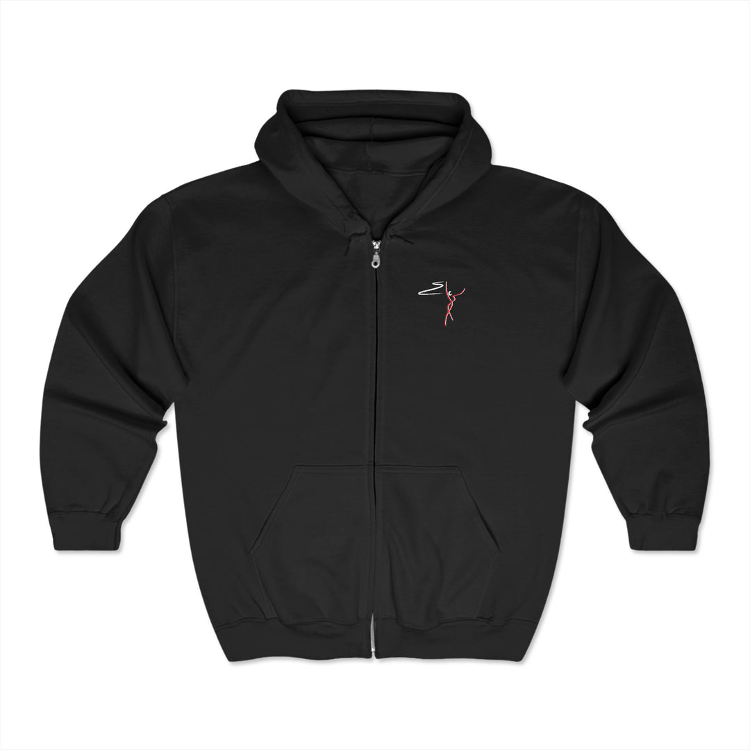 First Landing Dance Center Unisex Adult Full Zip Hooded Sweatshirt