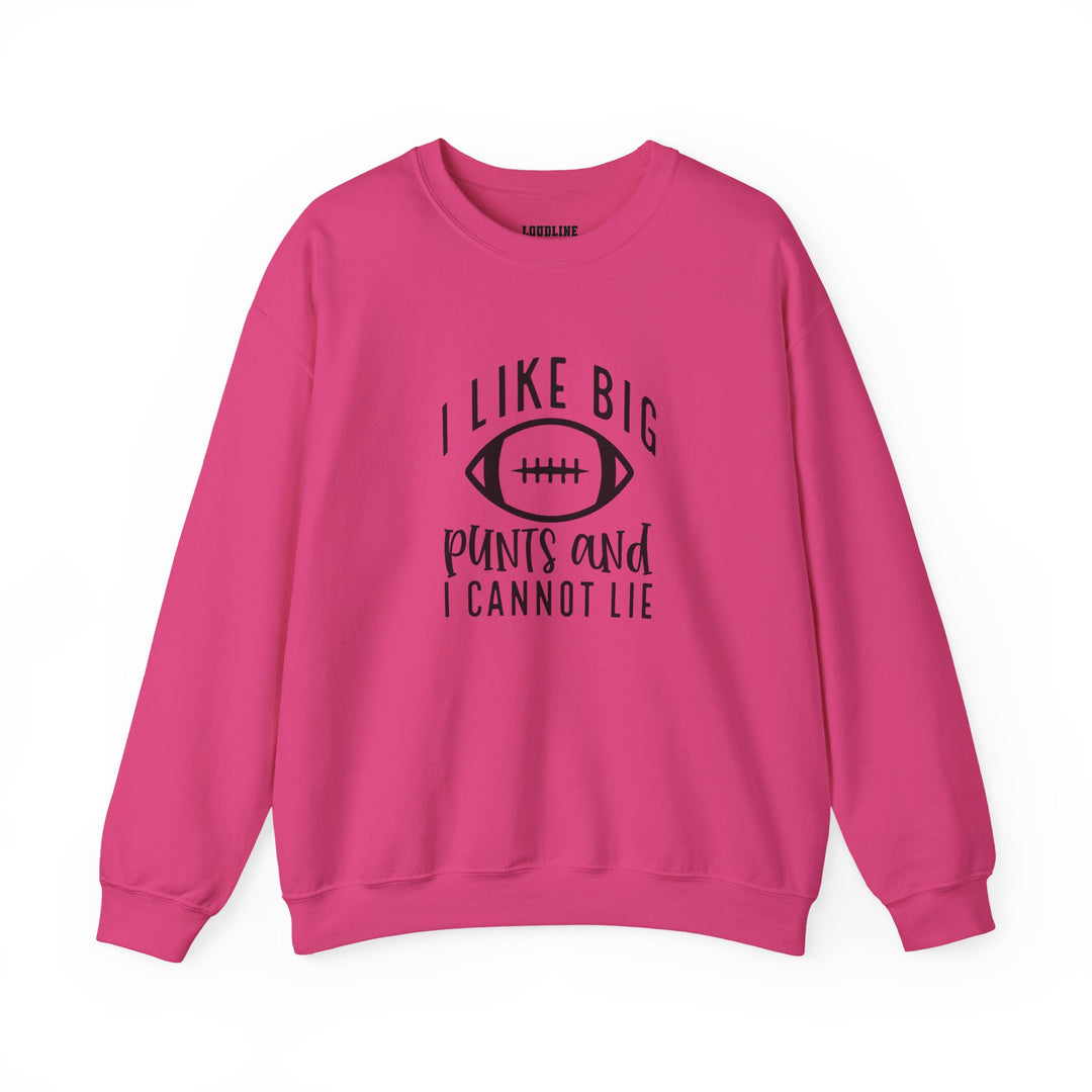 I Like Big Punts Football Unisex Adult Crewneck Sweatshirt