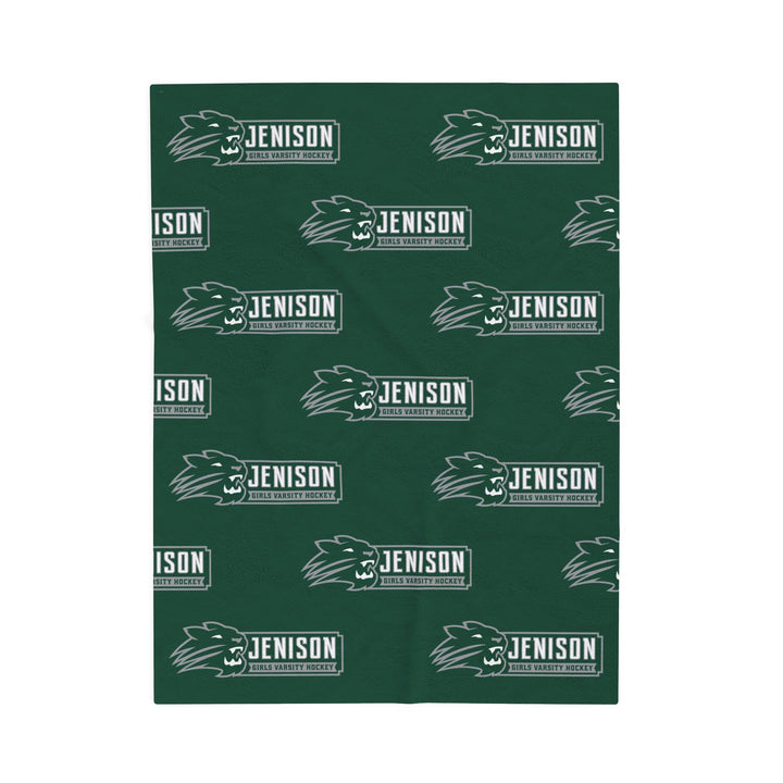 Jenison Girls Varsity Hockey Velveteen Plush Blanket