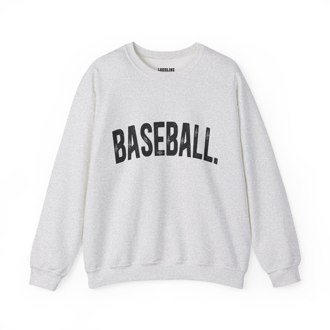 Rustic Design Baseball Unisex Adult Crewneck Sweatshirt