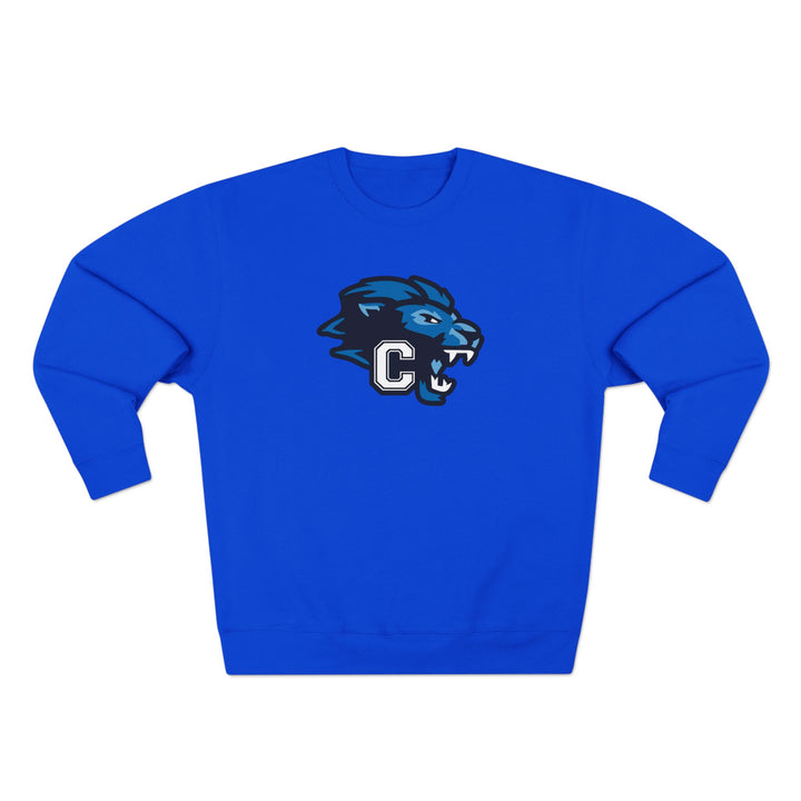 Canton Lions Youth Football &amp; Cheer Unisex Adult Premium Crewneck Sweatshirt