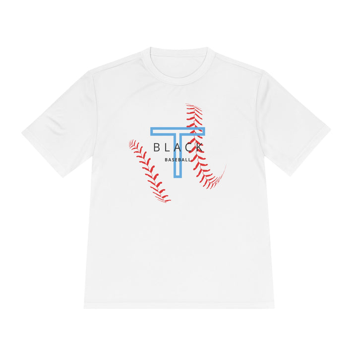 T-Black Dugout Unisex Adult Moisture Wicking T-Shirt - Front Design Only w/Optional Customization