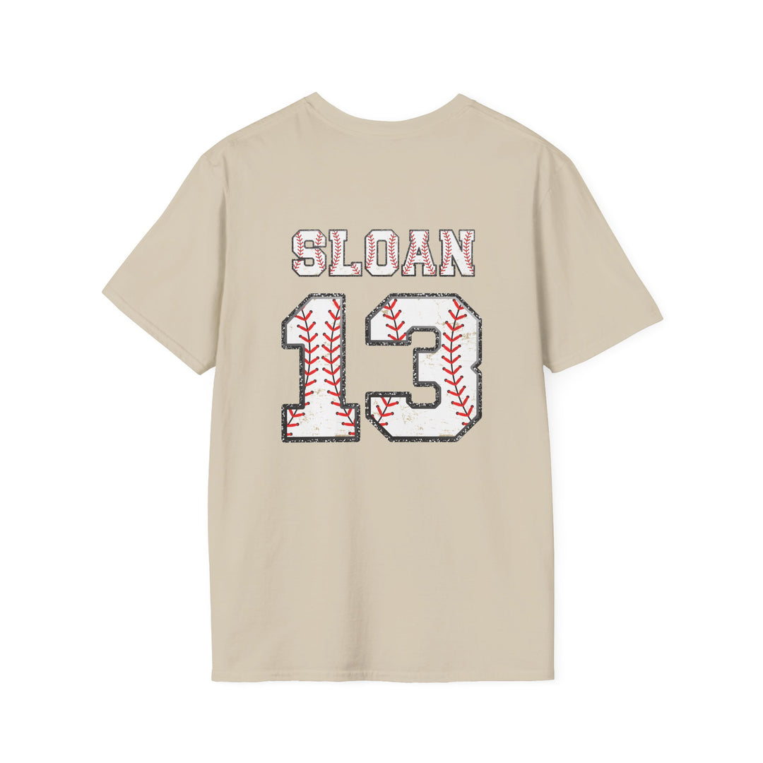 Iron Knights Adult Unisex T-Shirt w/Flag Design &amp; Name and Number on Back