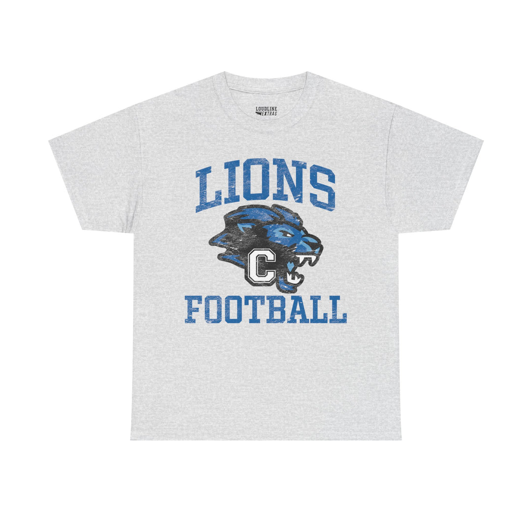 Canton Lions Football &amp; Cheer Unisex Adult Gildan Standard T-Shirt - Lions Football Design