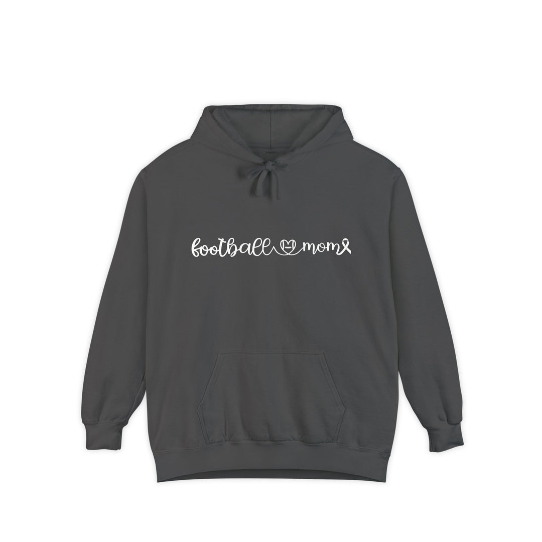 Cancer Collection Pick Your Sport Mom Ribbon &amp; Heart Adult Unisex Premium Hooded Sweatshirt