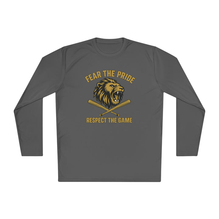 FEBA Lions Baseball Unisex Adult Long Sleeve Competitor Moisture Wicking Shirt