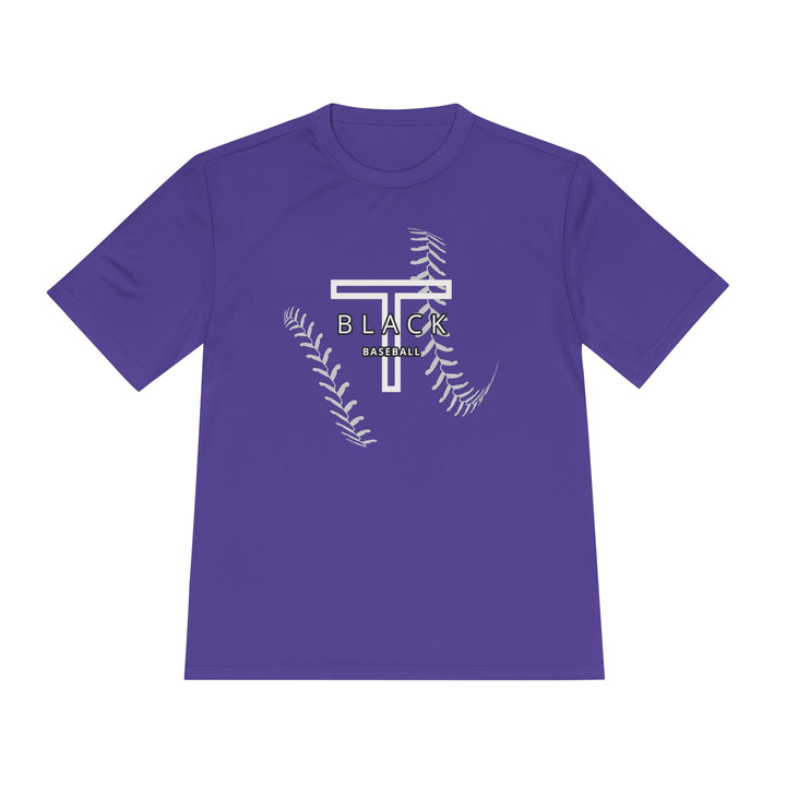 T-Black Dugout Unisex Adult Moisture Wicking T-Shirt