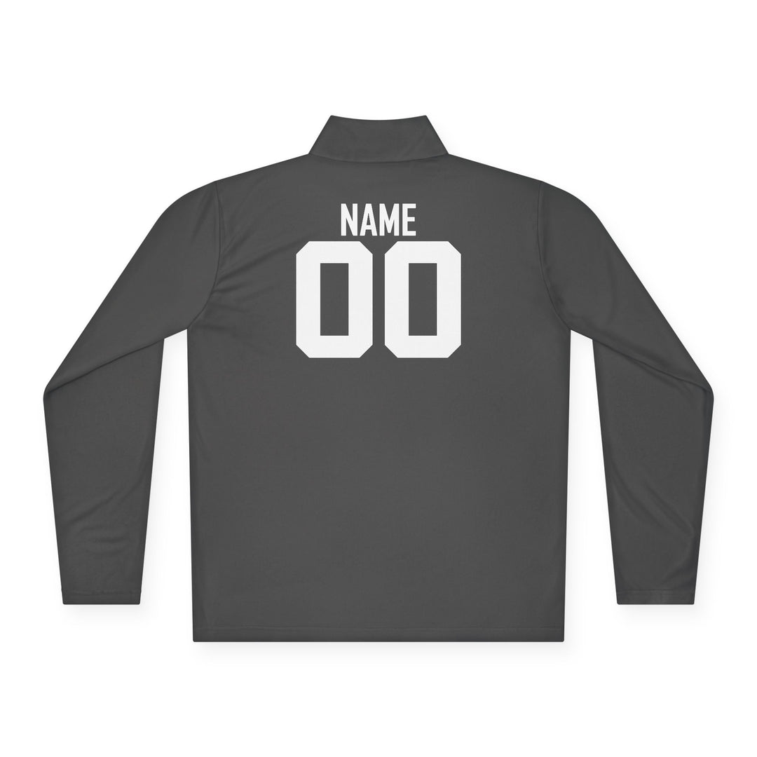 Canton Lions Football &amp; Cheer Unisex Adult Long Sleeve Quarter-Zip Pullover