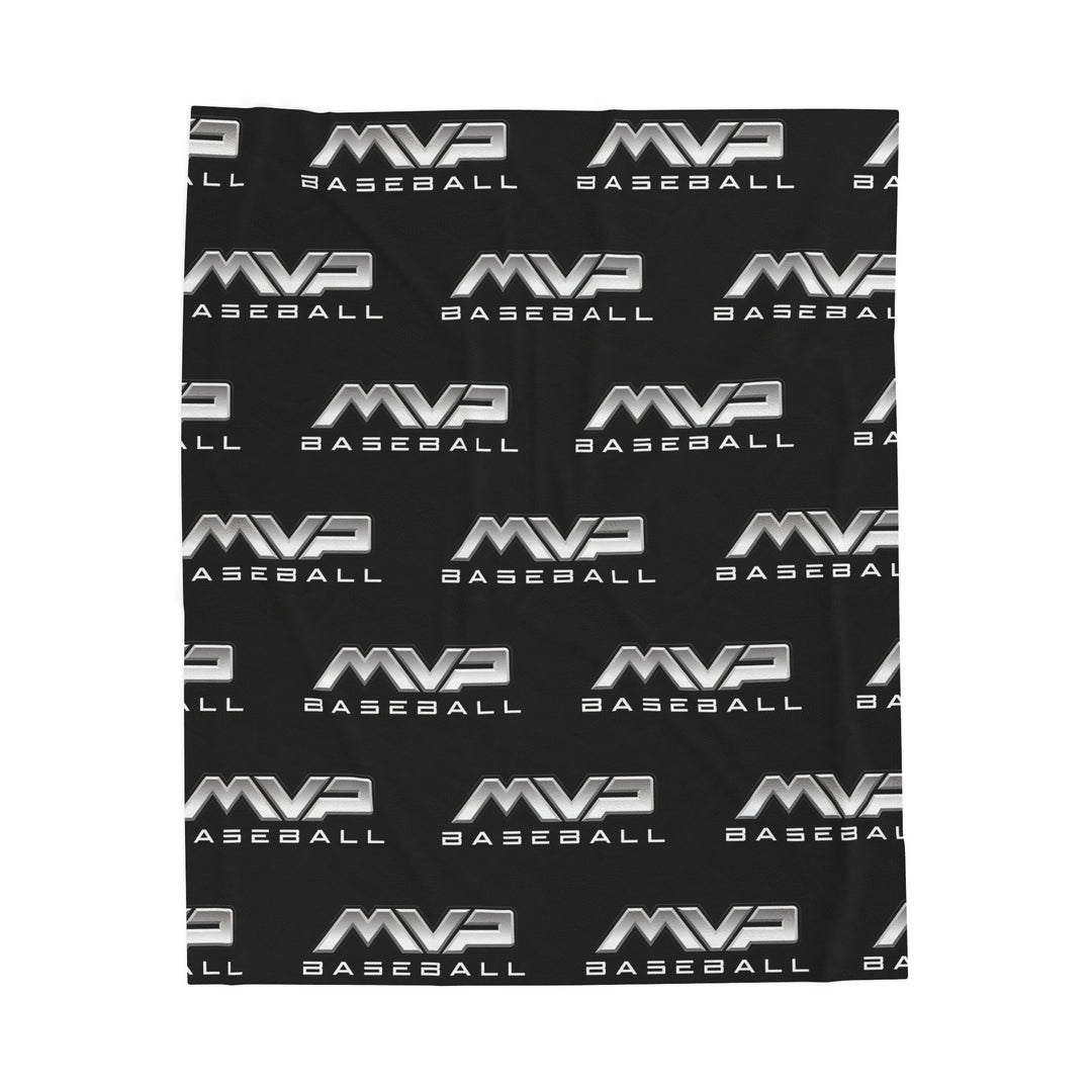 MVP Velveteen Plush Blanket - Logo Pattern