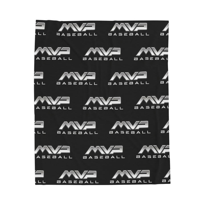 MVP Velveteen Plush Blanket - Logo Pattern