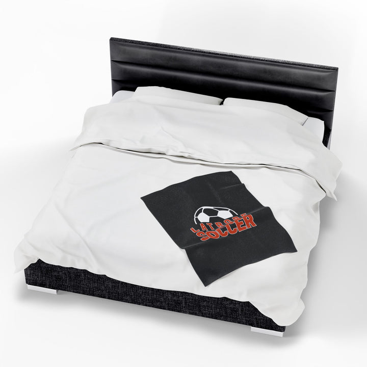 Greater Latrobe Girls Soccer Plush Blanket