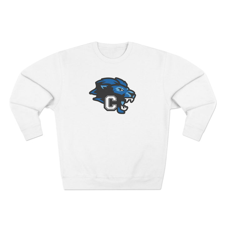 Canton Lions Youth Football &amp; Cheer Unisex Adult Premium Crewneck Sweatshirt