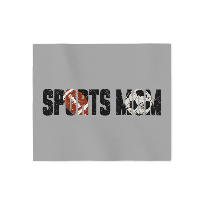 Sports Mom Sweatshirt Blanket