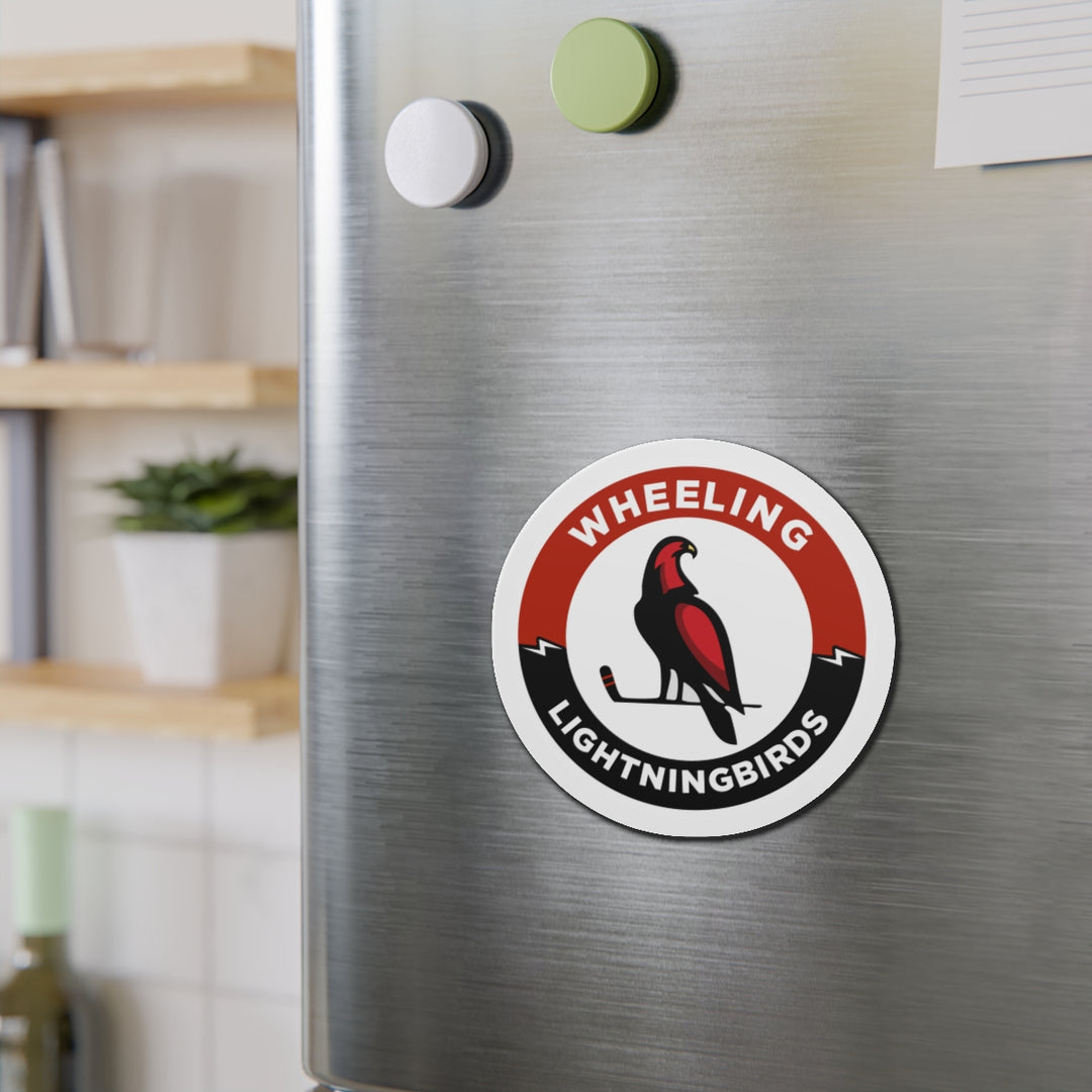 Wheeling Lightningbirds Die-Cut Magnets