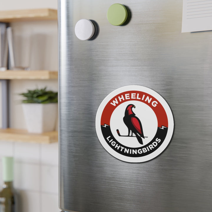 Wheeling Lightningbirds Die-Cut Magnets