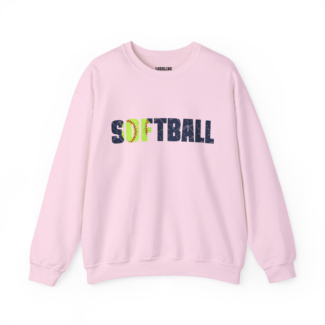 Softball Unisex Adult Crewneck Sweatshirt